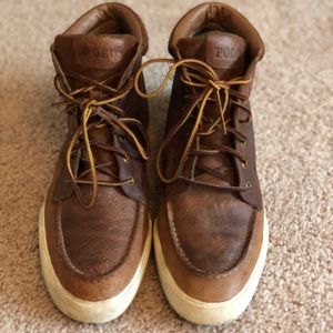 Ralph Lauren Mens Leather Boots